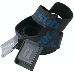 Seac 0990002 Cinturón, Unisex adulto, Negro Azul, L