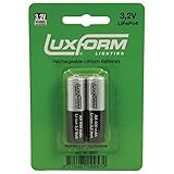 akku 3 2v 1300mah Wiederaufladbare Batterie Luxform AA Akkubeleuchtung Akku 600mAh L-ion 3,2V 2er Pack Silber