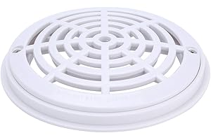 Jeffergarden 1Pc Cubierta de Drenaje Principal Redonda para Accesorios de tubería de reemplazo de Piscina