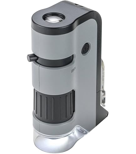 Microscopio Portatile 500X tascabile con schermo IPS da 2,0'' con