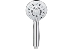 ‎ROVTOP Rovtop Rovtop Chrom-Duschkopf mit Anti-Kalk-Funktion, 5 Strahlarten, hoher Druck, wassersparend