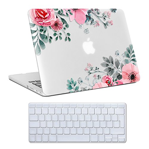 Case MacBook Pro 13 Retina H  lle  iCasso Blume Design Ultra Slim D  nn Kratzfeste matt rutschfest Hartschale Kunststoff Schutzh  lle Snap case f  r M