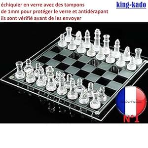 Echiquier en verre