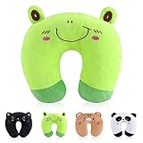 Yosoo Almohada U de Dibujos Animados PP Algodón Forma de U Almohada de Viaje para Coche Avión...