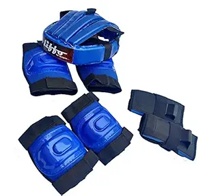 Liffo  Kids Protective Skating Guard Kit (Small - 4 in 1) (3 Years -7 Years) (Blue)