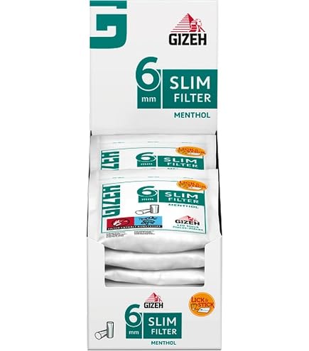 Energy+ Filter Tips Menthol – 10x100 Stück Filterhülsen Mit Kapselsystem Für Frischen Geschmack