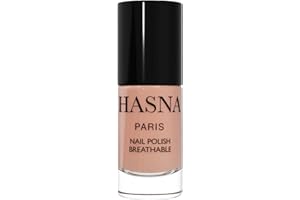 HASNA COSMETICS Hasna Paris - Vernis à Ongles Halal - Éco-Responsable - Brillance et Longue Tenue - Facile à Appliquer - 6ml (NUDE)
