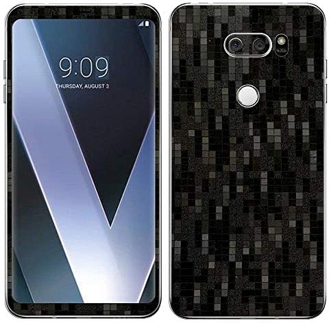GADGETS WRAP LG V30 LG V30 Plus Black Tetris Mosaic Skin (Front & Back)