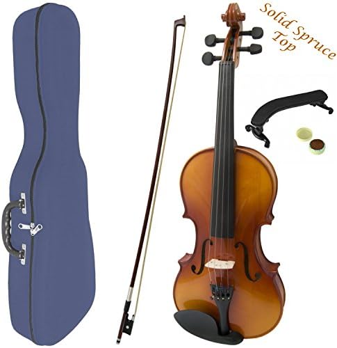 Theodore T-SC-01-34 Premium Series Full Size Violin with Blue Case