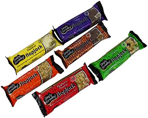 SIMPLY SCRUMMY - Kit of 6 Mixed Bars - Fruit, Avena Golden, Raspberry, Yogurt, Caramel, Chocolate - Without Dyes and Artificial Flavors - No Hydrogenated Fats - 6 x 65 gr