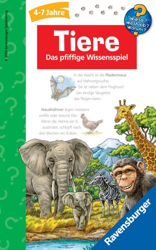 Preisvergleich Produktbild Ravensburger 23282 - Wieso Weshalb Warum Tiere - Mitbringspiel