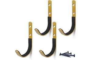 MENG ZHI AO 4 Stück Regal für Waffen und Schüssel Haken Befestigung der Wand für alle Gewehre und Gewehre