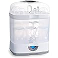 Chicco 3-in-1 Sterilizer, Natural and Adjustable Steam Baby Bottle Sterilizer, Microwave-Friendly, with 3 Configurations, Easy to Use, Up to 6 Bottles of 330ml, White