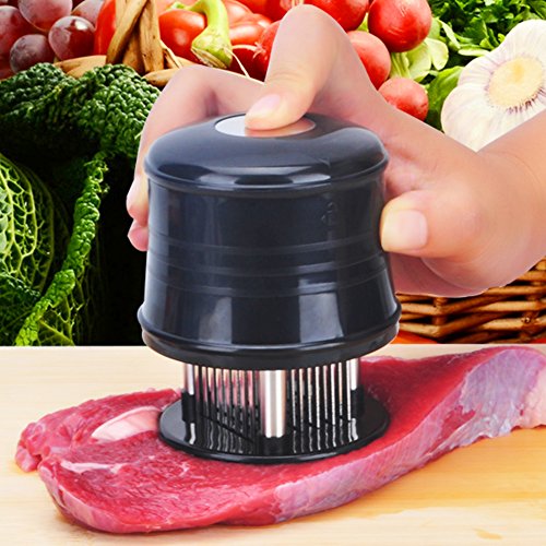 Fleischzartmacher Fleischstecher Steaker Grill Marinieren Edelstahl 56 Klingen - 2