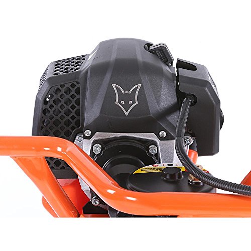 FUXTEC Benzin Erdbohrer FX-EB152 mit 3 PS, inkl. 3 Bohraufsätzen 100 / 150 / 200 mm und einzigartigem Ölkontrollfenster Erdlochbohrer Pfahlbohrer - 8