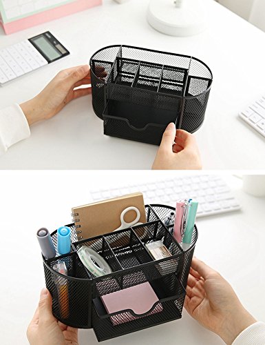 MinYuocom Mesa Escritorio Organizador Caddy Clasificador Colecci n Malla Portal pices con Caj n MZO9783B reviews MinYuocom Mesa Escritorio Organizador Caddy Clasificador Colecci n Malla Portal pices con Caj n MZO9783B