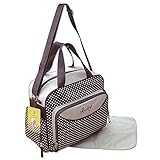 GMMH 2 tlg Wickeltasche Pflegetasche Windeltasche Babytasche Farbauswahl beige 2140