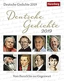 Deutsche Gedichte - Kalender 2019: Vom Barock bis zur Gegenwart by