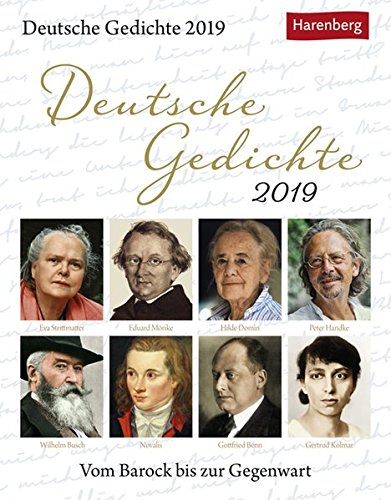 Deutsche Gedichte - Kalender 2019: Vom Barock bis zur Gegenwart