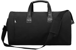 WLDOCA 2 en 1 Costume Sac de Sport pour Homme/Femme 55L Sac de Transport de Voyage Fitness pli avec Sacs à Chaussures indépendants pour Anniversaire Cadeau de noël