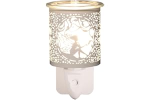 AROMA ACCESSORIES Aroma White & Gold Sitting Fairy Plug In Wax Melt Warmer