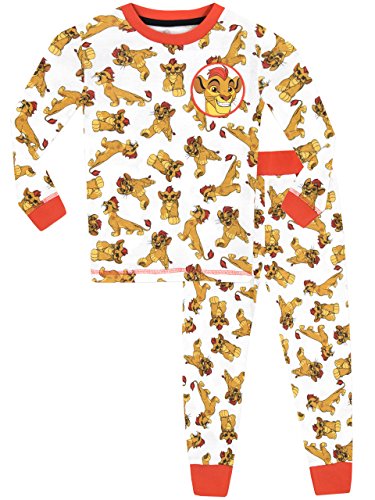 Disney La Garde du Roi Lion - Ensemble De Pyjamas - The Lion Guard Kion - Garçon - Bien Ajusté - Multicolore - 4 - 5 Ans