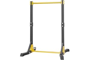 tinysiry Pull Up Station,11-Level Height Adjustable Pull Up Bar Stand,Power Tower Pull Up Free Standing Pull Up Bar Portable Training Workout Equipmentfor Home Gym Black