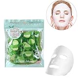 CÓMO UTILIZAR: agregue una pequeña cantidad de agua para comenzar y continúe agregándola lentamente hasta que se descomprima. Cuando absorba el líquido por completo, la mascarilla se puede usar al instante.