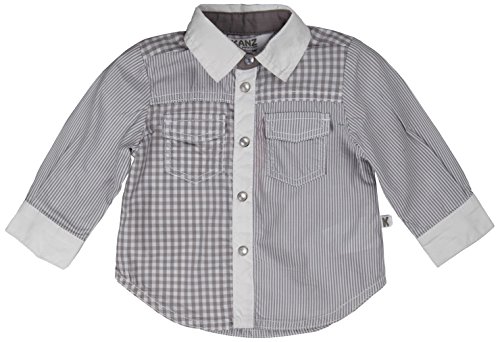 Kanz Baby Boys' Shirt Grey Grau (micro chip gray 1992) 3-6 Months