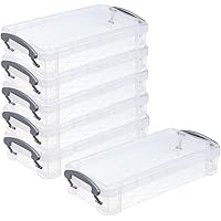 Btsky stapelbare durchsichtige Stiftebox, Bürobedarf, Aufbewahrung, Organizer Box, Pinselmalstifte, Aquarellstift…