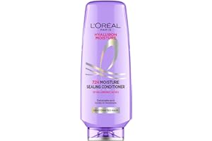 L'Oreal Paris Fresh Hyaluron Moisture 72HR Moisture Sealing Conditioner Powered By Hyaluronic Acid, For Frizz-Free, Hydrated And Bouncy Hair Full Of Life For All Hair Types | 175 Millilitres