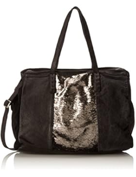 Caterina Lucchi Damen Pailettes Schultertaschen, 36x26x15 cm