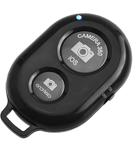 Télécommande Bluetooth Selfie - 2 Pièces, Portée 10 M, Compatible IPhone/iPad/Android, Dragonne Incluse - Pour Photos Et Vidéos - 3