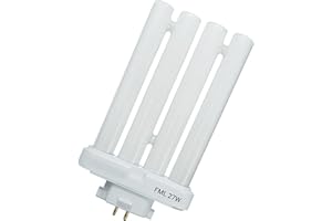 Neez 27W Ampoule de rechange Lumière Du Jour - Fluorescent à 4 broches Pour Chevet, Lecture Table, Enfant Lampes YDW-27FM - GX10Q (6500 K - Lot De 1)