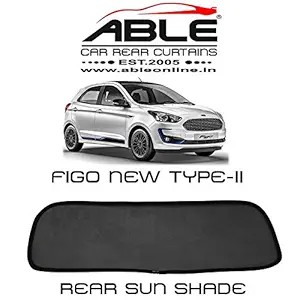 Able Dotnet Car Dicky Sun Shade Curtains for Ford FIGO New Type-II (2015 to 2020 Model)