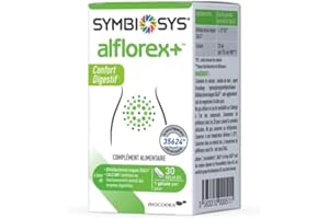 SYMBIOSYS - Alflorex + 30 gélules - Confort Digestif - Probiotiques - Souches Microbiotiques