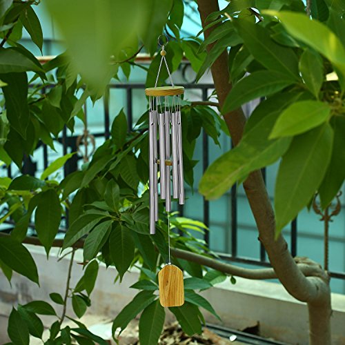 SOLEDI Wind Chimes Windspiel Klangspiel 6 Rohre Melody Dekoration Geschenk - 7