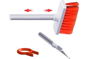 BOWASIN Keyboard Cleaner Keyboard Cleaning Brush,5 in 1 Computer/Keyboard Cleaning Kit with Keycap Puller,for Bluetooth Earphones Lego Laptop Airpods Pro Camera Lens