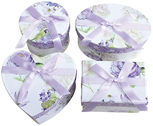 Preisvergleich Produktbild Geschenkbox Rosen - 4 tlg, Sortiert