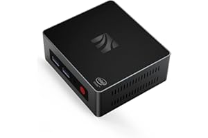 KUYIA Mini PC Mini Desktop Micro Computer Desktop Windows 10 8GB RAM 128G SSD Celeron J4125 (fino a 2.7GHz) Dual WiFi (2.4G+5.8G) Ethernet 1000M USB 3.0X4 BT4.0