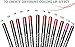 12pcs/Set Waterproof Long Lasting Matte Lipliner pencil Lip Pen set