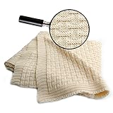 SonnenStrick 3009002 Babydecke / Kuscheldecke / Strickdecke aus 100 % Bio Baumwolle kba Made in Germany, 100 x 90 cm - 4