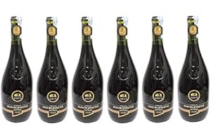 HELLENIKOS 6x Cavino Mavrodaphne Mavrodafne aus Patras 750-ml roter Likörwein griechischer Rotwein Rot Wein Likör + 2 Probier Sachets Olivenöl aus Kreta a 10 ml