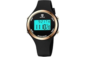ASWAN WATCH Watches for Women, Ladies Watches Outdoor Sport with Alarm/Calendar/Back Light/Stopwatch/Chronograph, Digital Watch Gifts for Teen Girls/Women