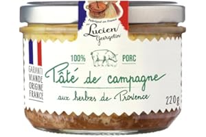 Lucien Georgelin Paté de campagne aux herbes de Provence le bocal de 220g