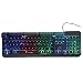 Produktbild Spiele Computer Tastatur - MOTOSPEED K70L 7 Bunte LED-Hintergrundbeleuchtung Verdrahtete Desktop Tastatur Wasserdichte USB Spiele Computer Tastatur fuer Dota LOL