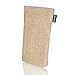 Produktbild smartec24® Webstoff Handytasche für ein iPhone 6 Sawana beige Made in Germany. Hochwertige 100% passgenau gefertigte Handytasche aus hochwertigem, robustem Webstoff (Sawana beige)