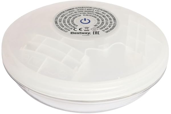 Bestway 58419 Lumière flottante à LED, Blanc, 20.5 x 7.4 x 20.5 cm