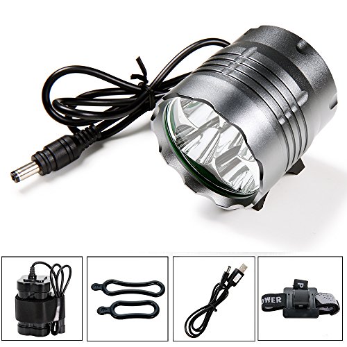 MakeTheOne Scheinwerfer Fahrrad-Frontlichter Helle LED Frontscheinwerfer Fahrradbeleuchtung Sport Mountain Fahrrad Scheinwerfer Hochleistung Wiederaufladbare Fahrradlicht (Gold Eule Frontlichter) - 2