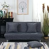 Estilo: lino color liso; Tamaño: 160 - 190 cm; aplicable: sofá cama sin brazos.